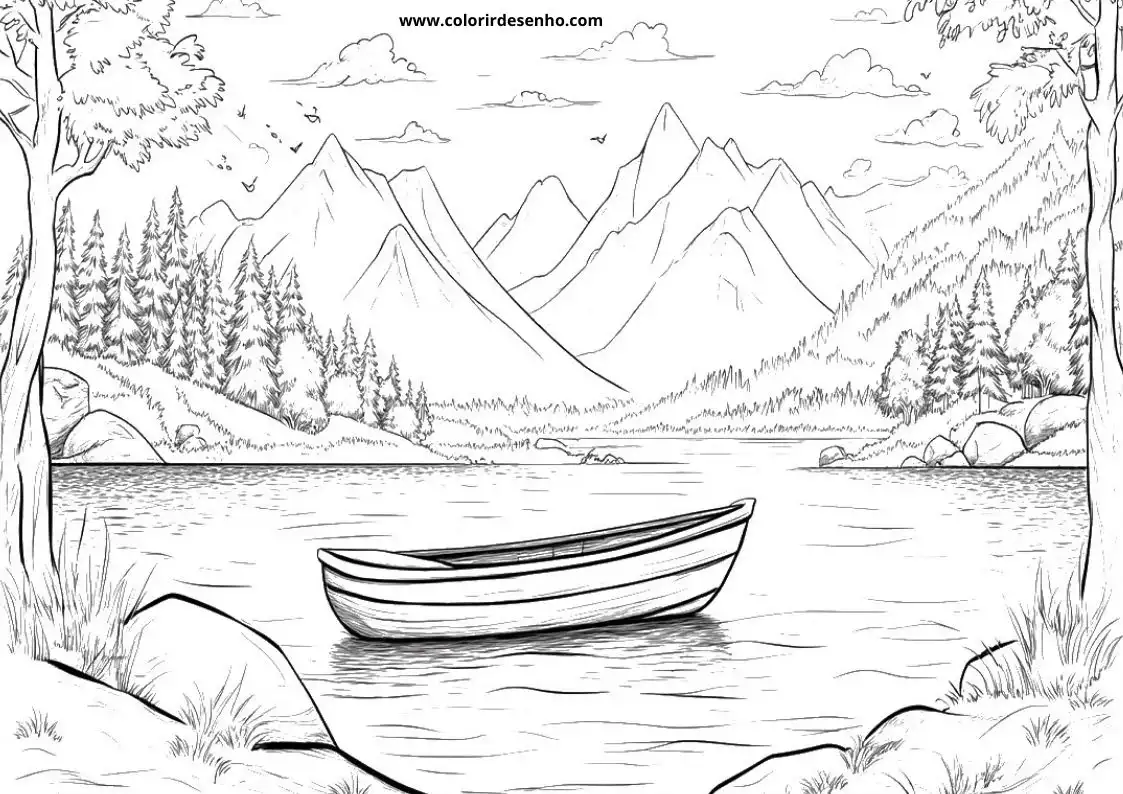 Landscape Coloring Sheets 127