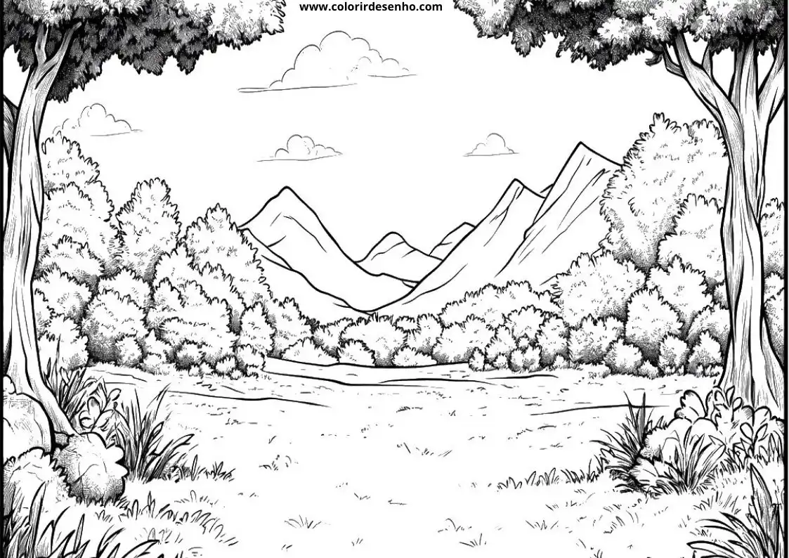 Landscape Coloring Sheets 129