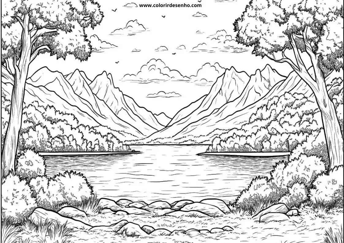 Landscape Coloring Sheets 133