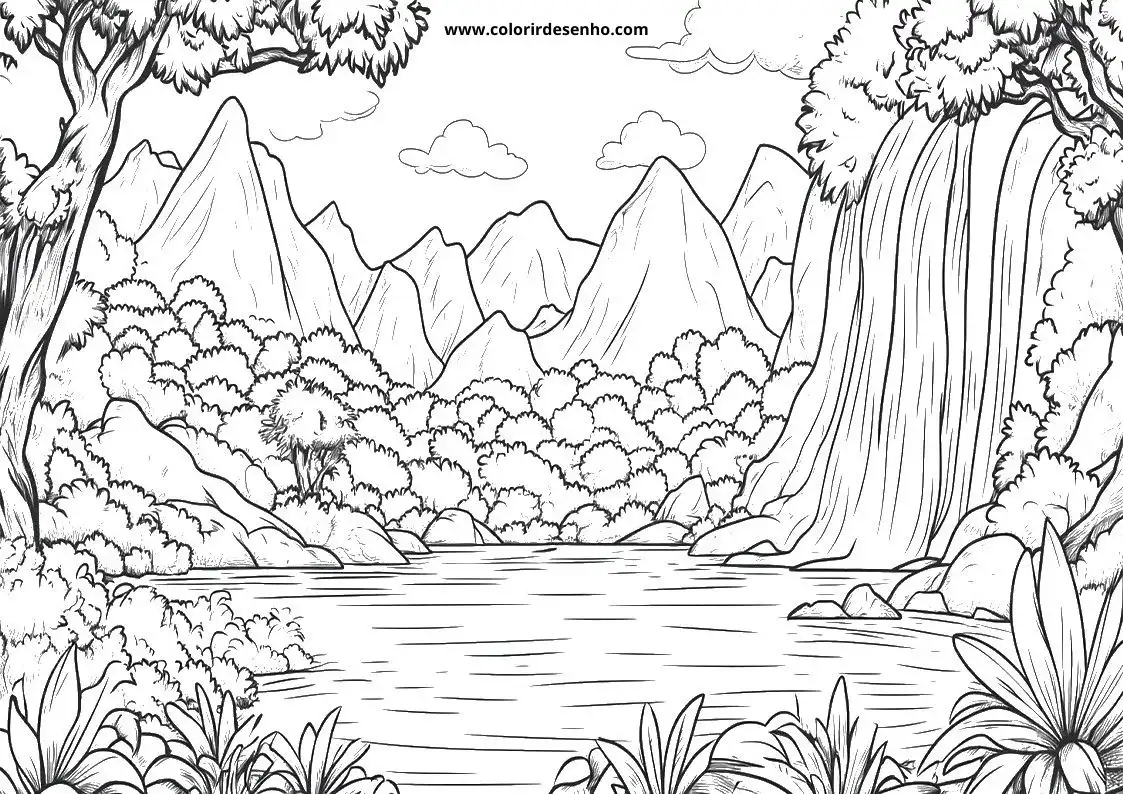 Landscape Coloring Sheets 138