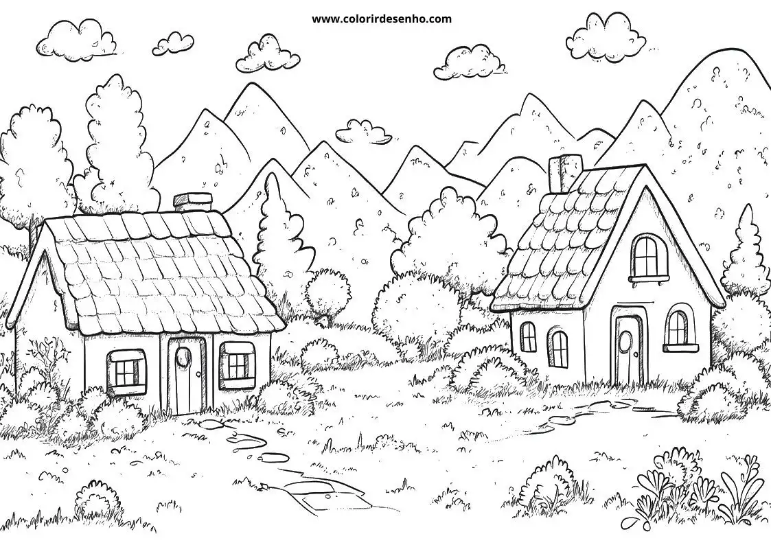 Landscape Coloring Sheets 139