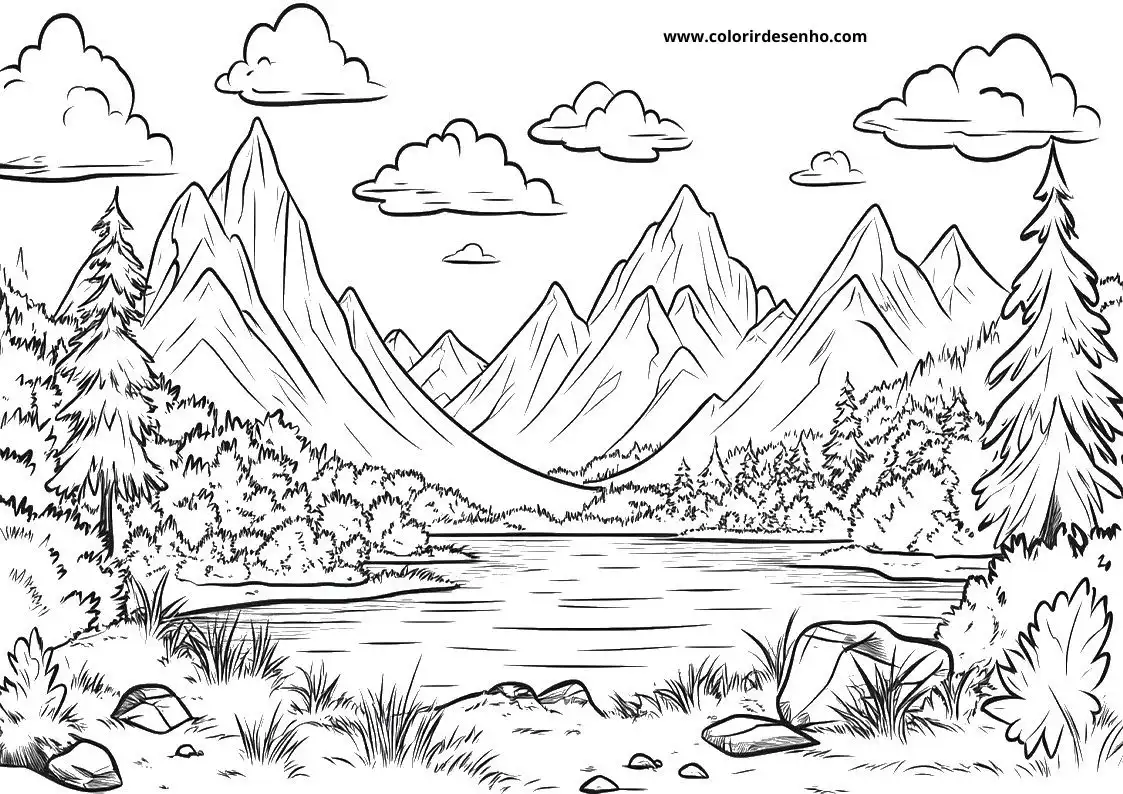 Landscape Coloring Sheets 140