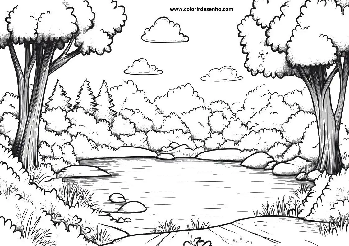 Landscape Coloring Sheets 142