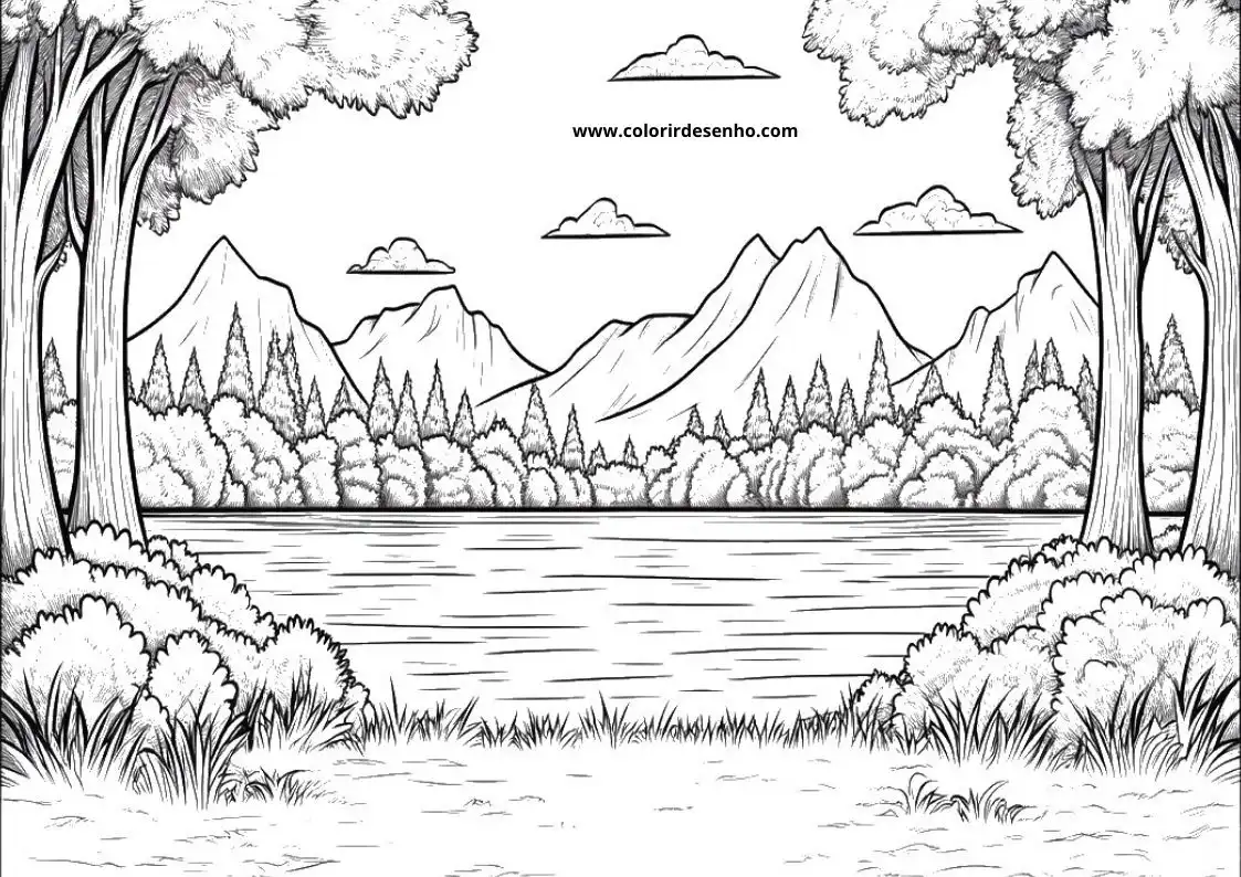 Landscape Coloring Sheets 148