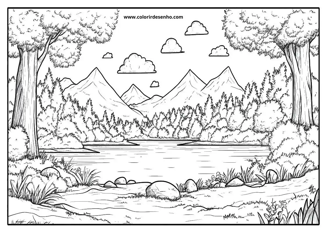 Landscape Coloring Sheets 152