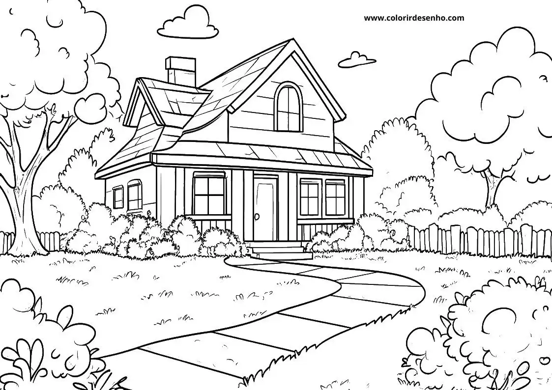 Landscape Coloring Sheets 155