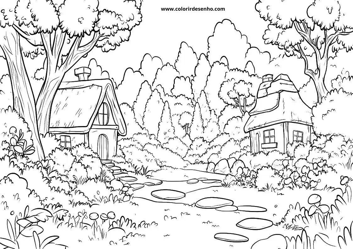 Landscape Coloring Sheets 157