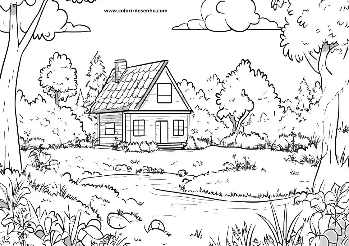 Landscape Coloring Sheets 163