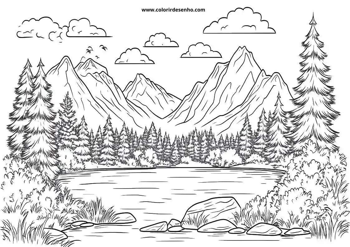 Landscape Coloring Sheets 165