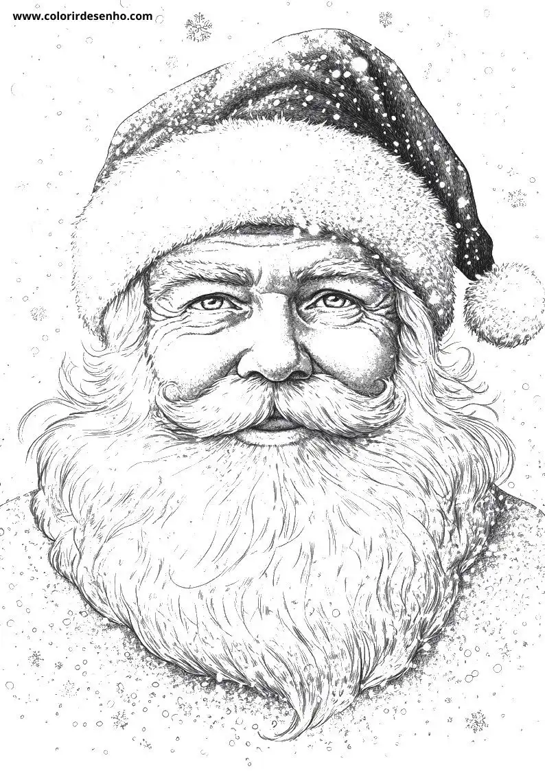 Papai Noel para Imprimir 68