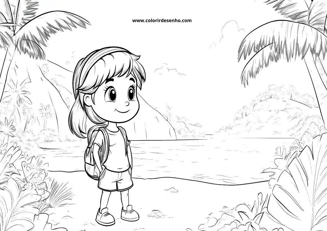 Beach Coloring Pages 51