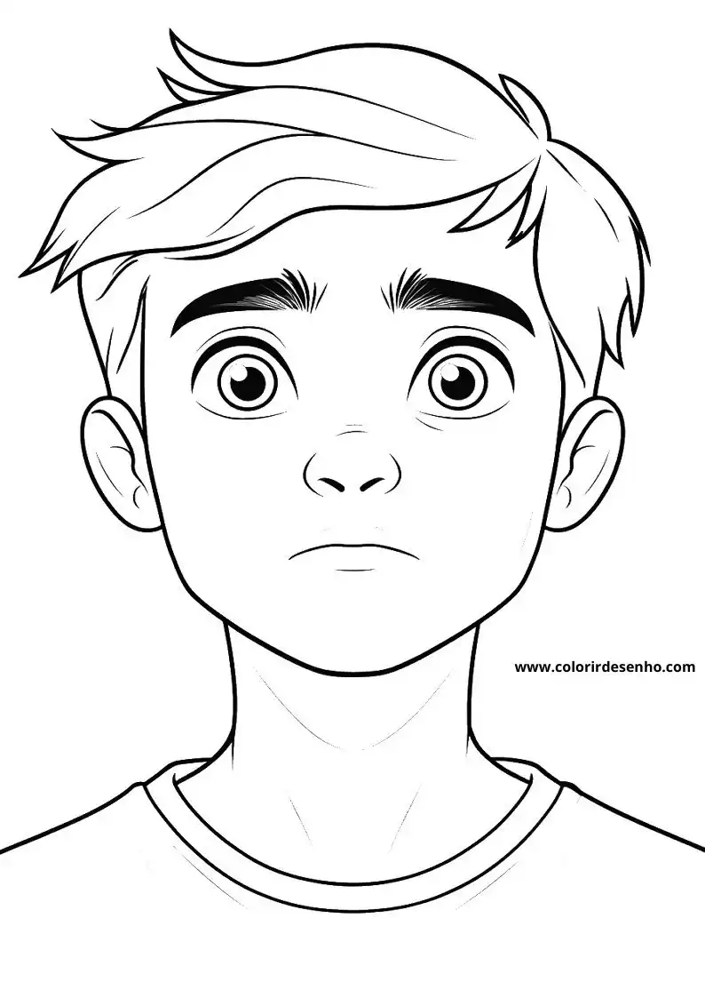 Printable Man's Face Coloring Pages 168