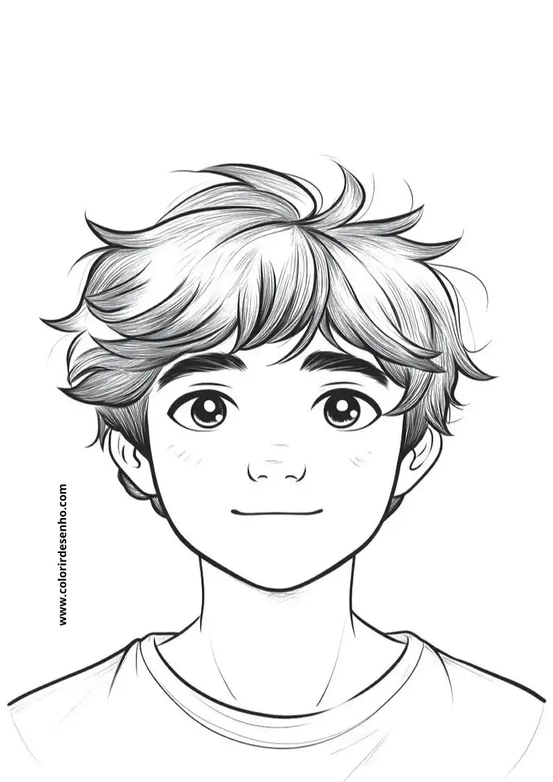 Printable Man's Face Coloring Pages 177