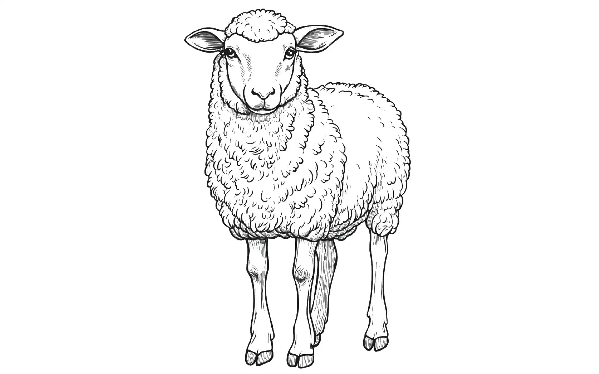 Read more about the article Sheep Coloring Pages (160+ Free Printables)