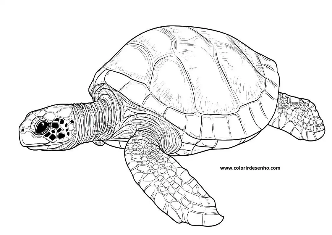 Turtle Coloring Pages 1