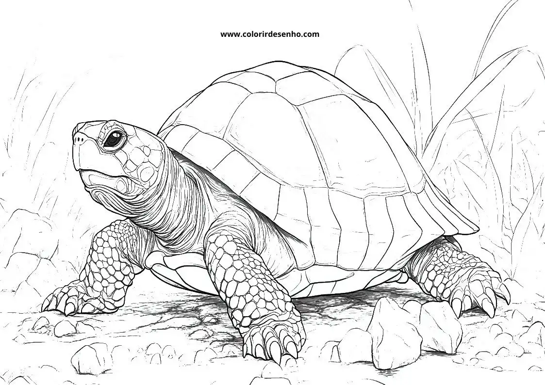 Printable Turtle Coloring Pages 107