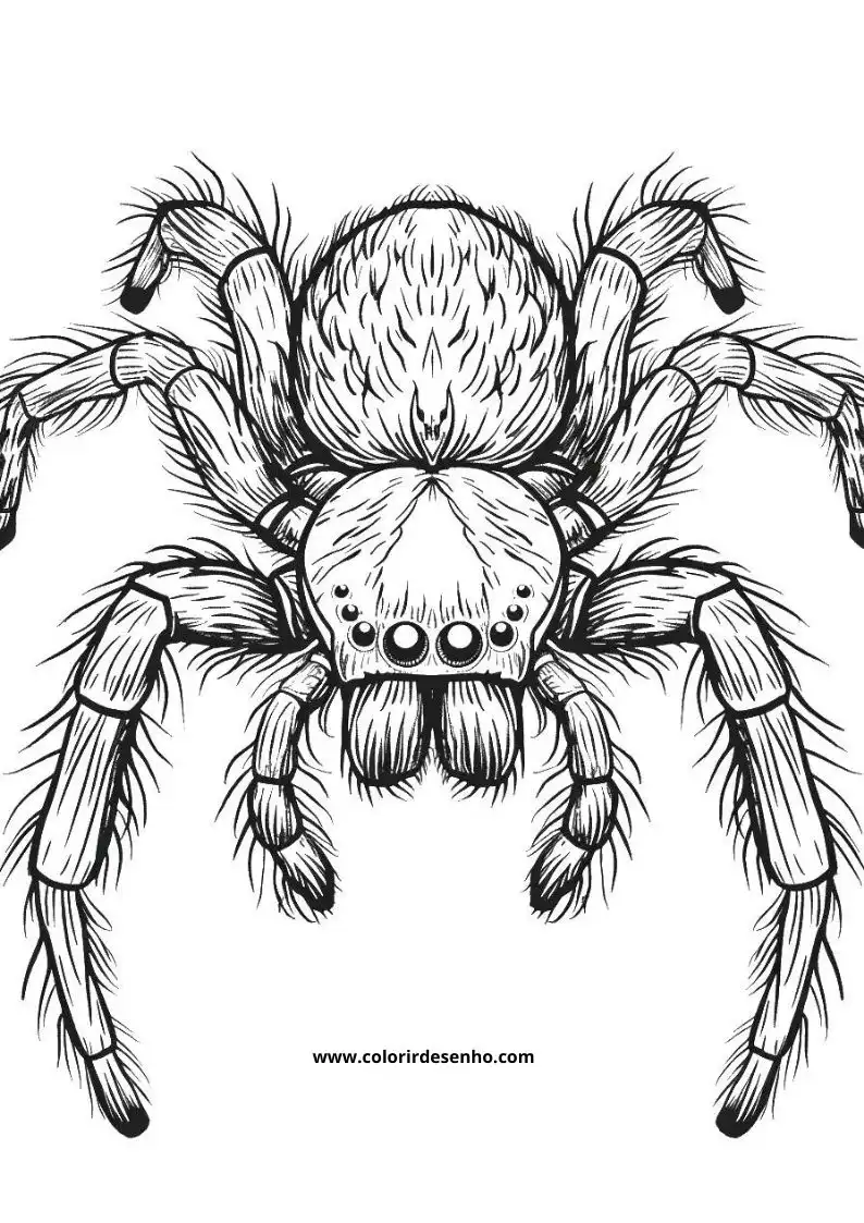 Spider Coloring Pages 1