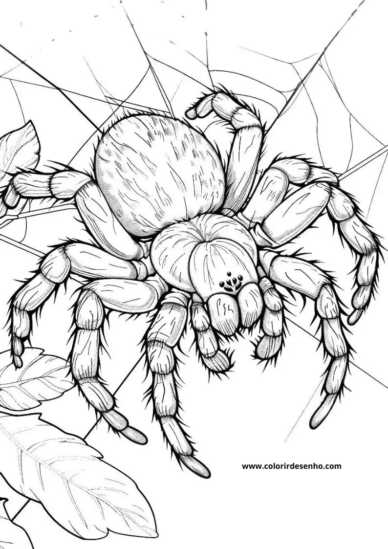 Spider Coloring Pages 101