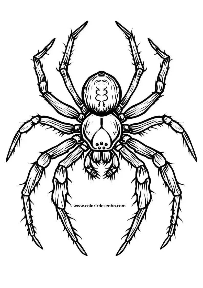 Spider Coloring Pages 102