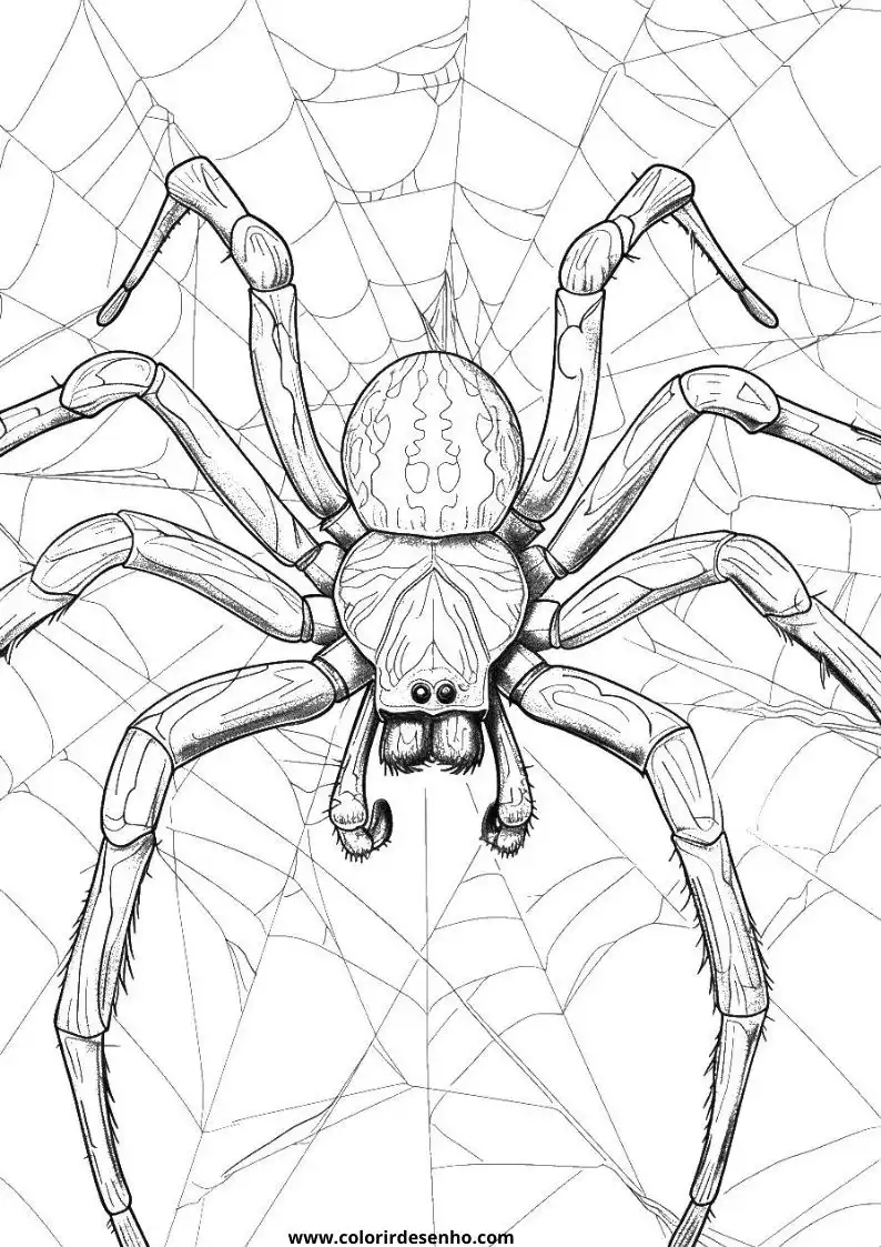 Spider Coloring Pages 103