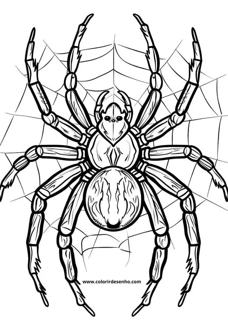 Spider Coloring Pages 105