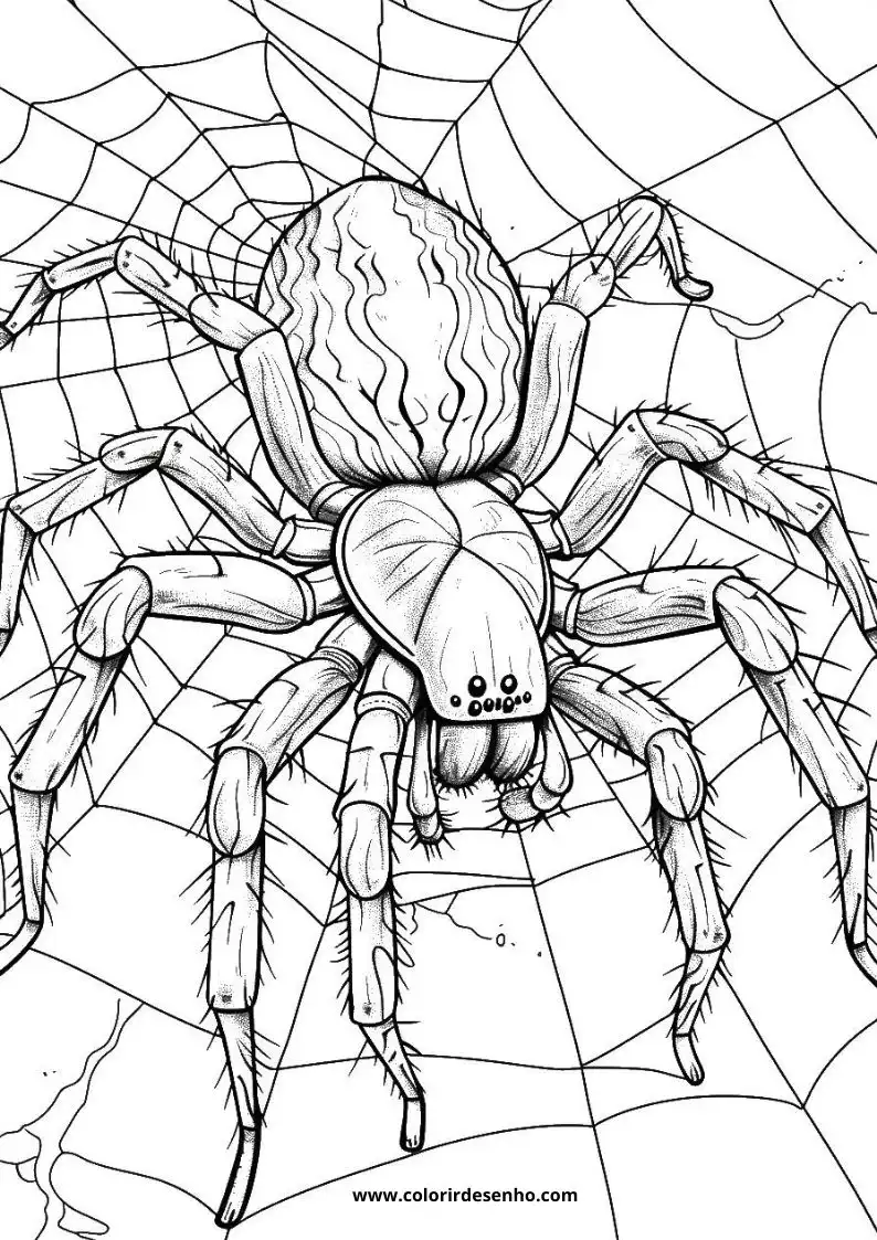 Spider Coloring Pages 108