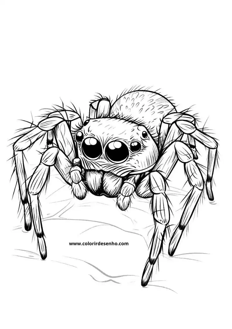 Spider Coloring Pages 110