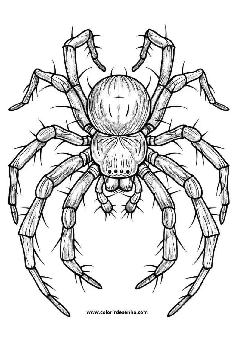 Spider Coloring Pages 112