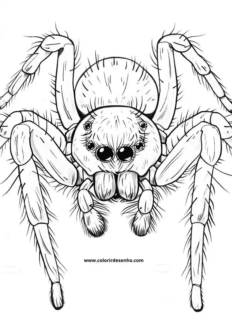 Spider Coloring Pages 113