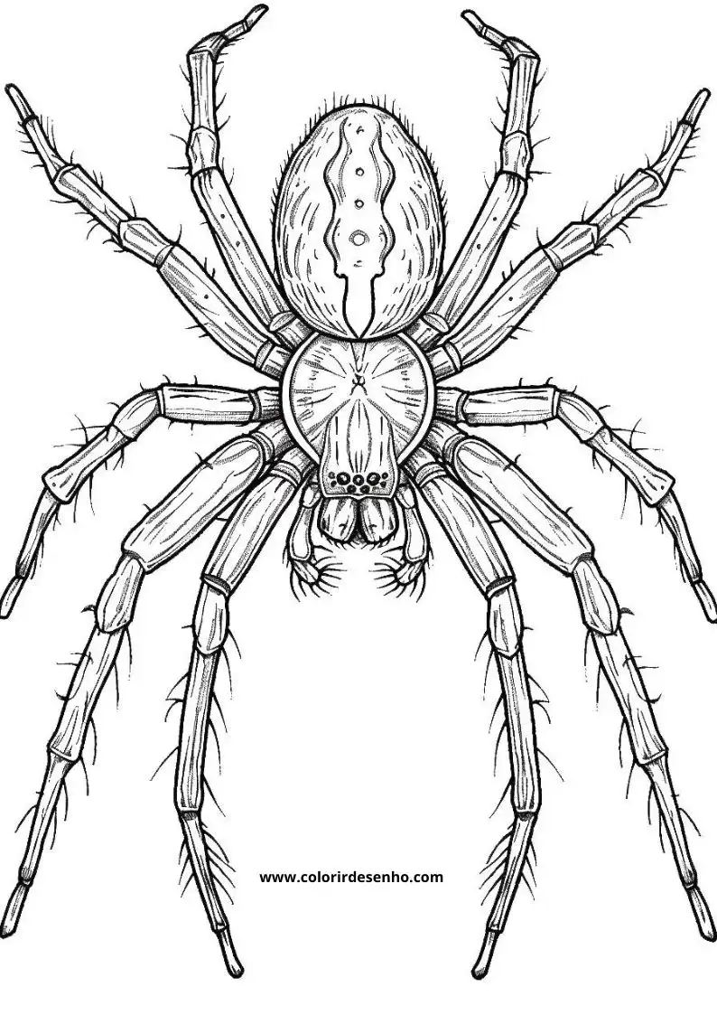 Spider Coloring Pages 12