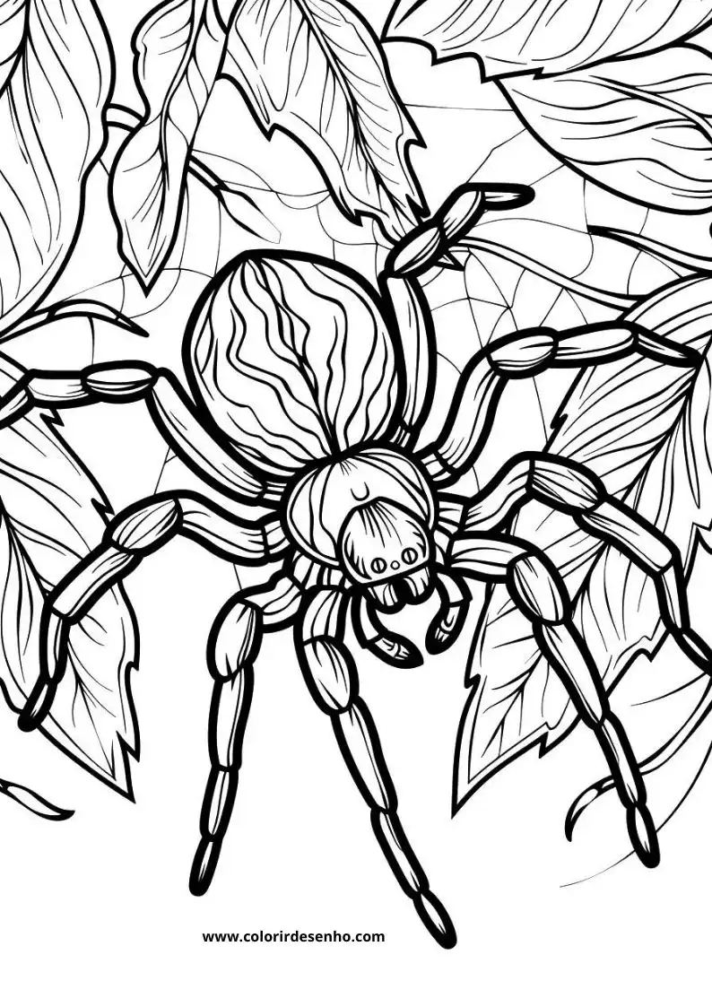 Spider Coloring Pages 17