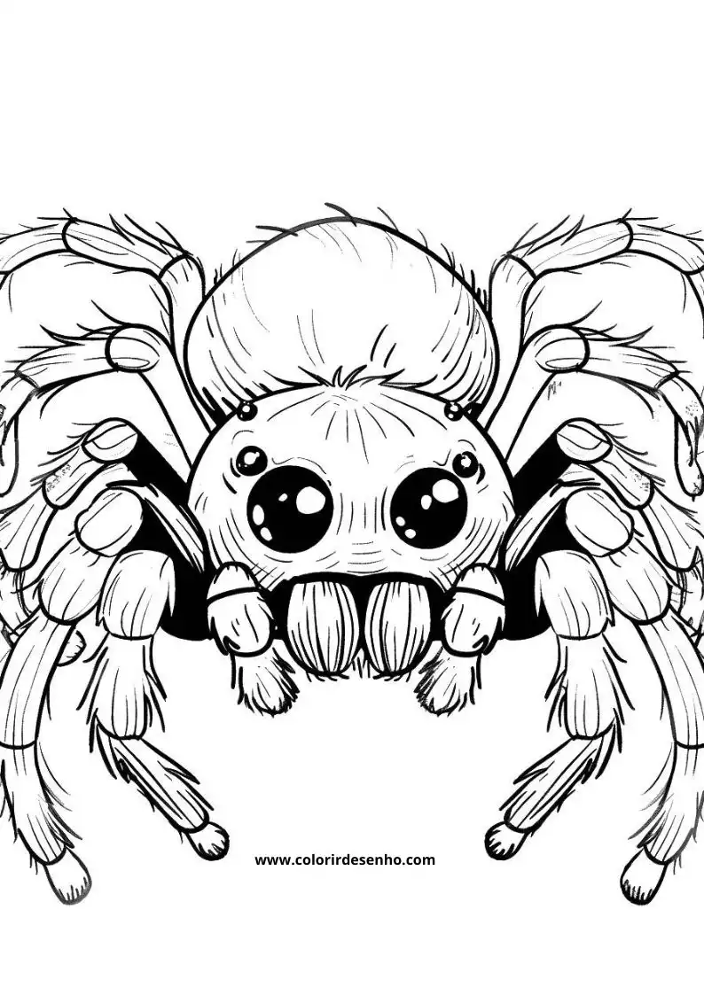 Spider Coloring Pages 19