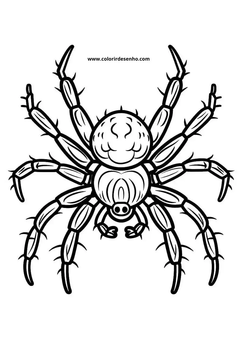 Spider Coloring Pages 2