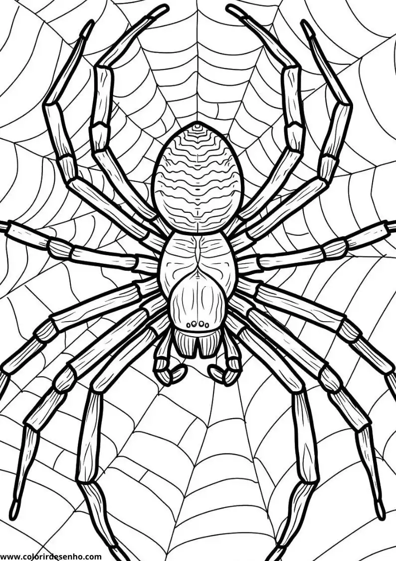 Spider Coloring Pages 25