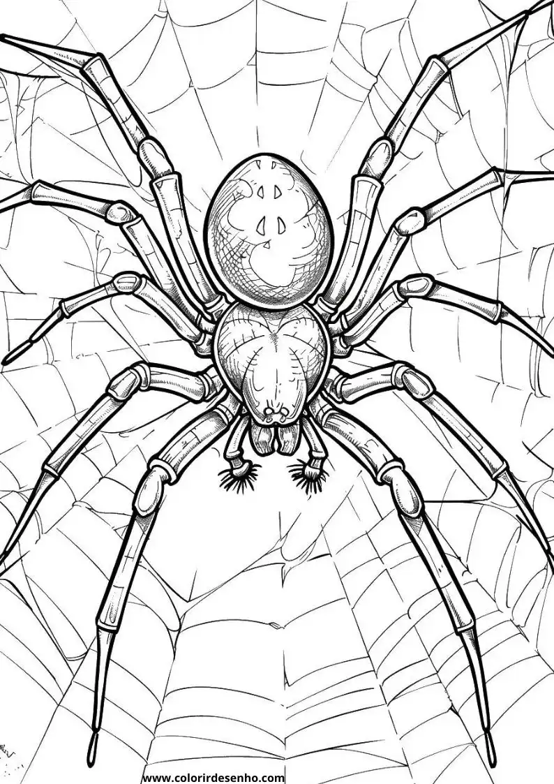 Spider Coloring Pages 26