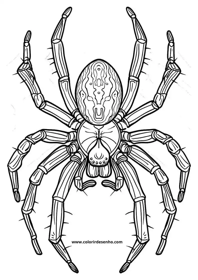 Spider Coloring Pages 3