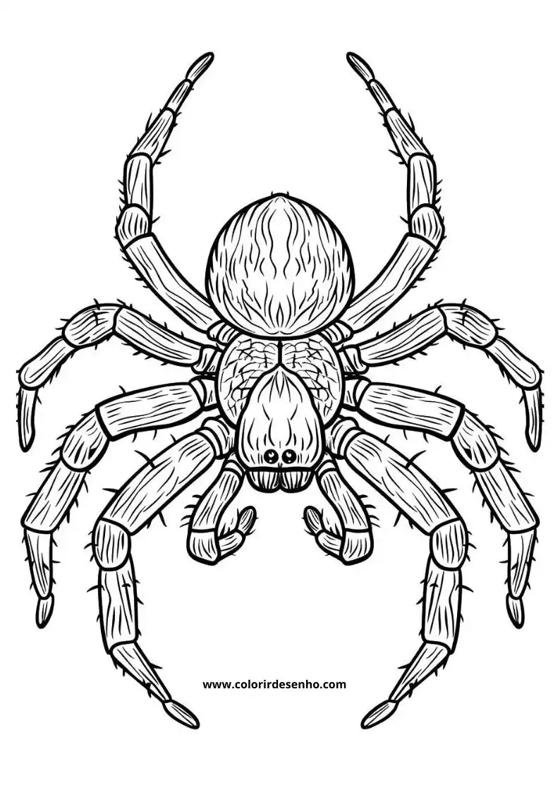 Spider Coloring Pages 4