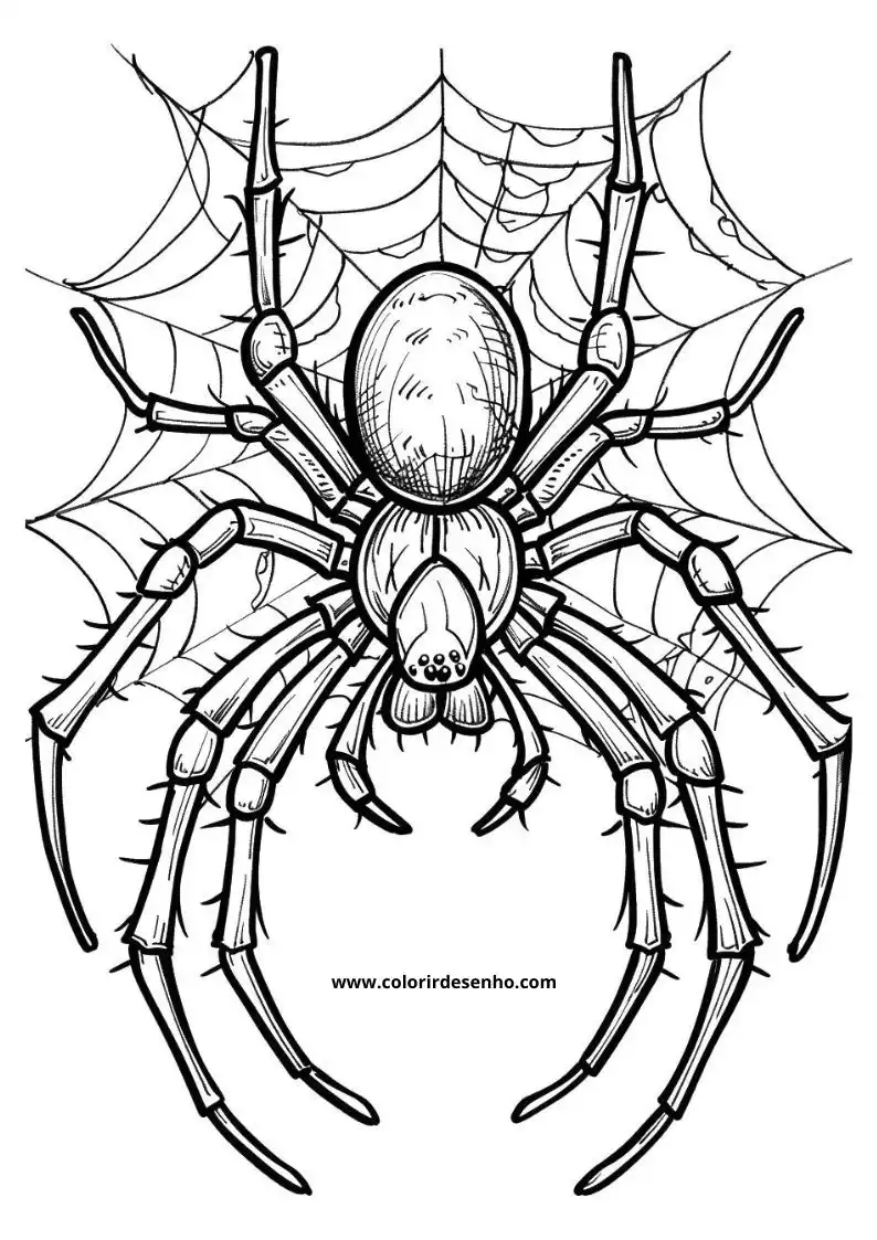 Spider Coloring Pages 46