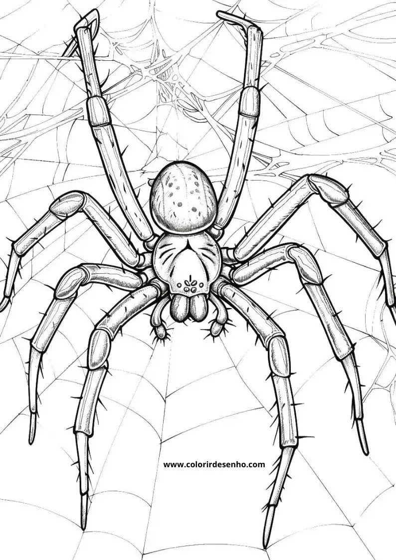 Spider Coloring Pages 58