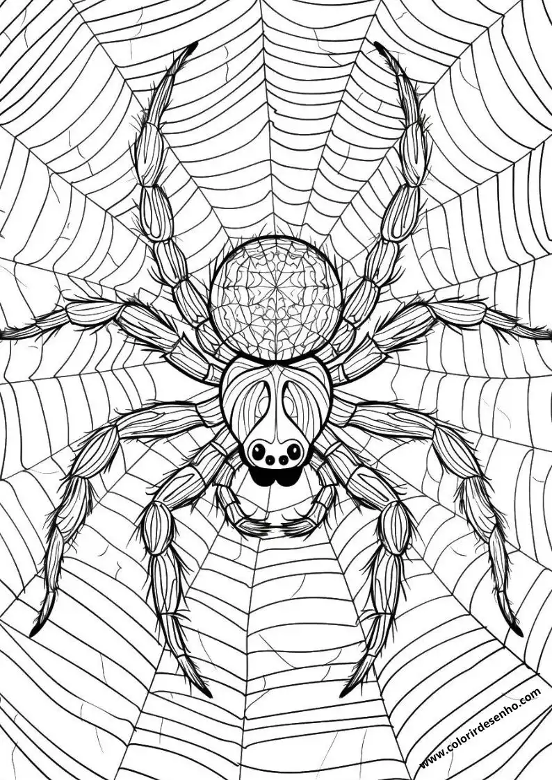 Spider Coloring Pages 59