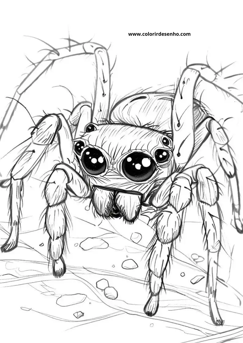 Spider Coloring Pages 6