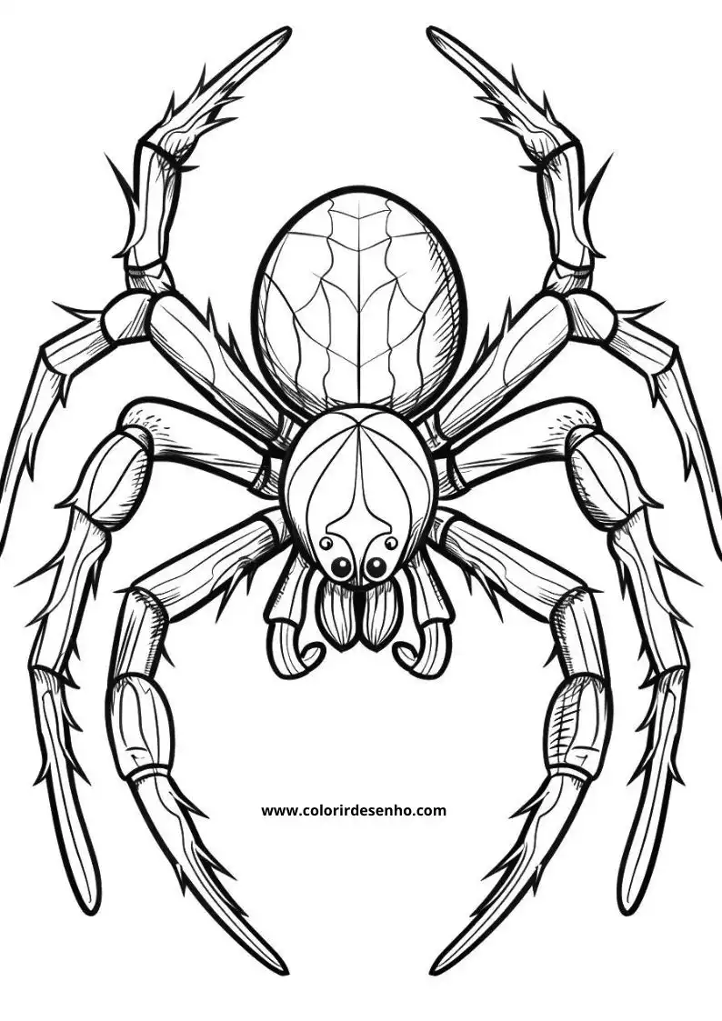 Spider Coloring Pages 64