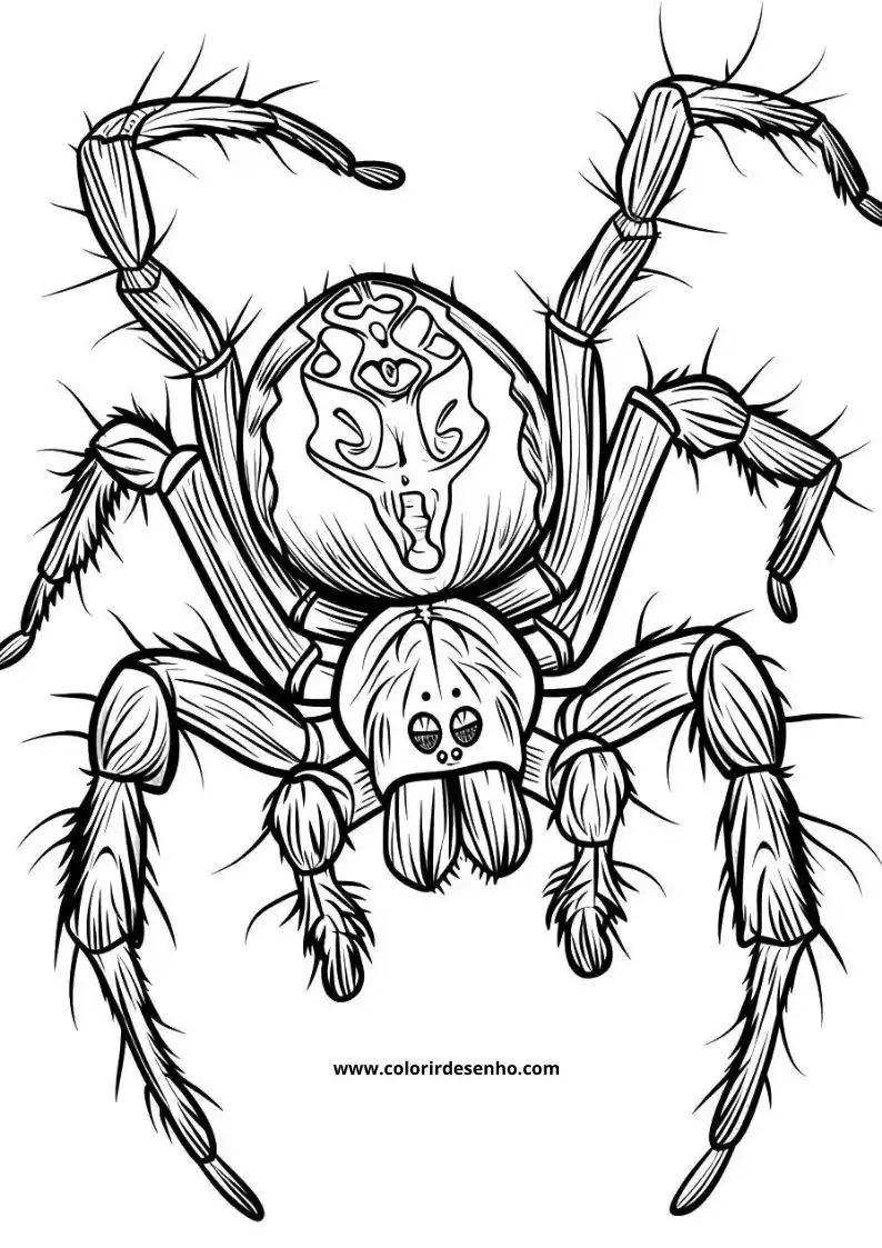 Spider Coloring Pages 69