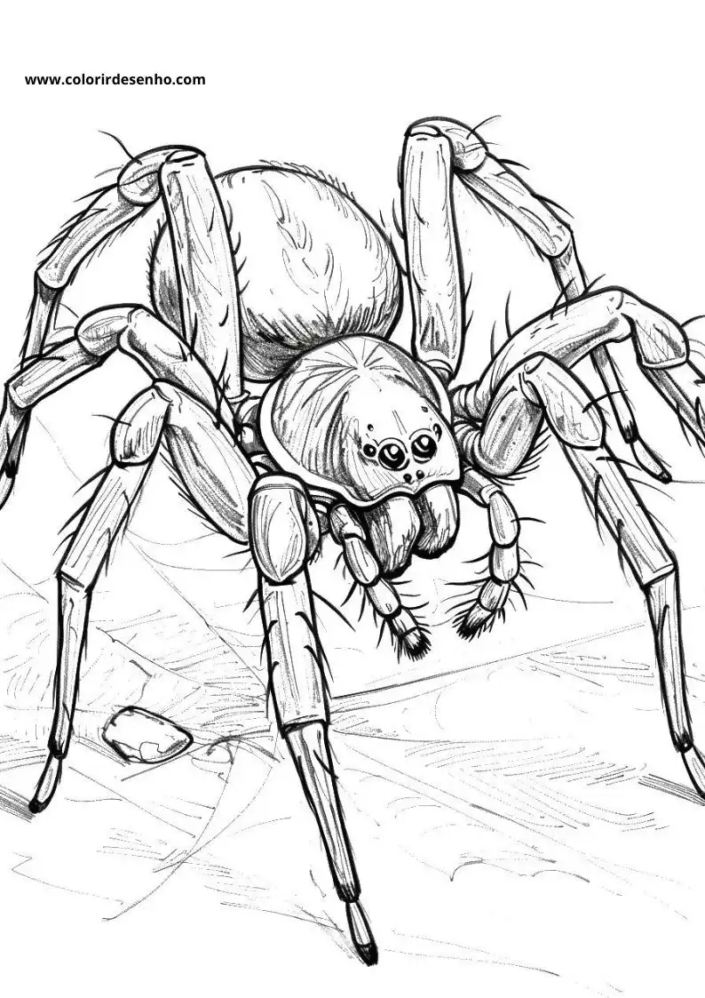 Spider Coloring Pages 71