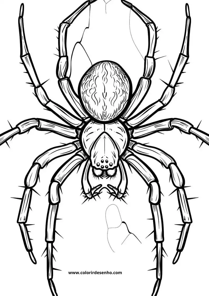 Spider Coloring Pages 72