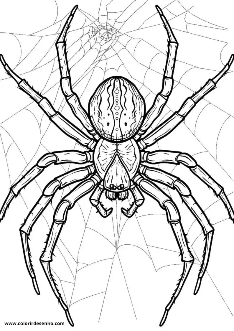 Spider Coloring Pages 74