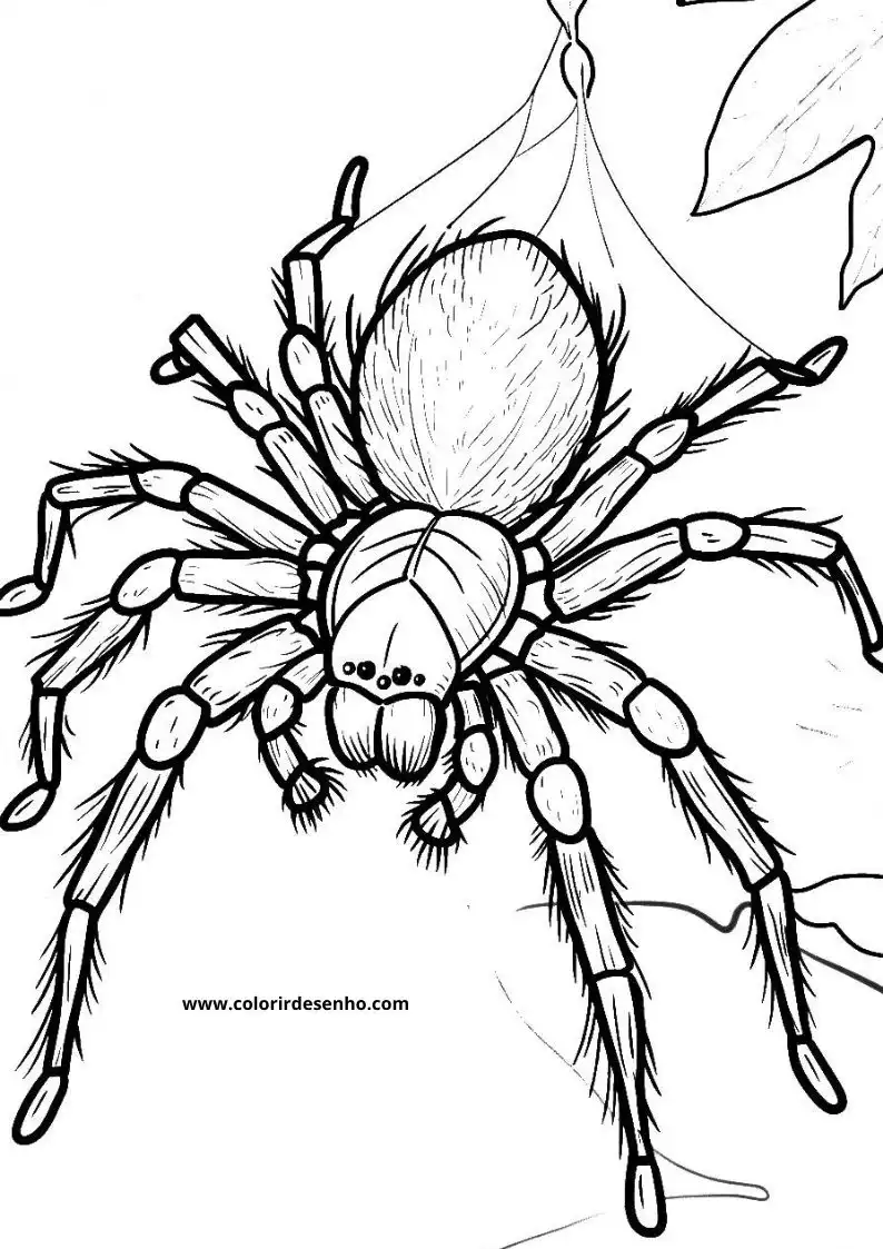 Spider Coloring Pages 76