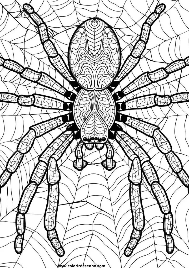 Spider Coloring Pages 77