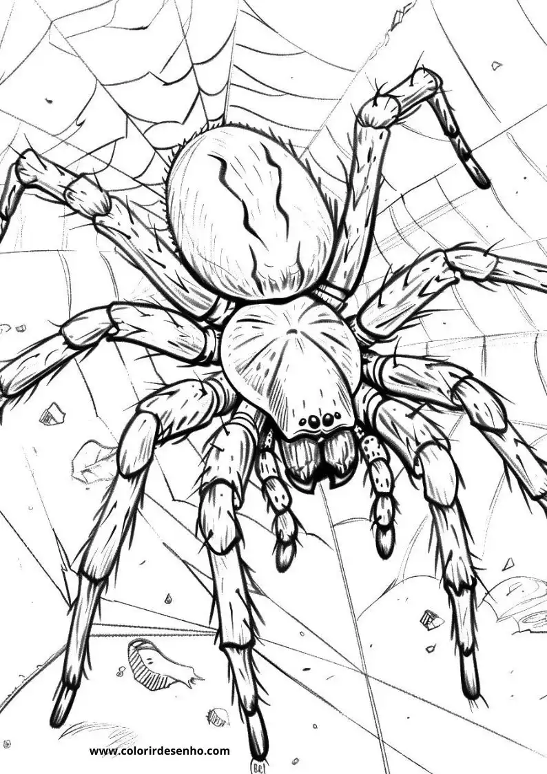 Spider Coloring Pages 92