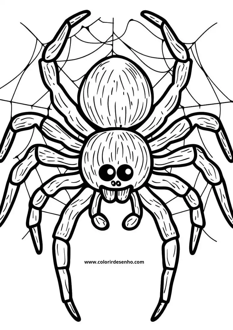 Printable Spider Coloring Pages 115